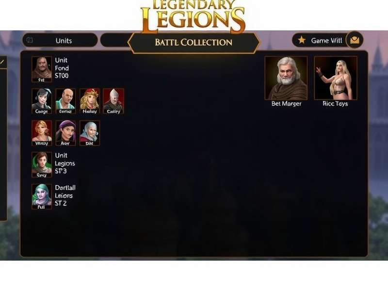 Legendary Legions Gameplay Screenshot